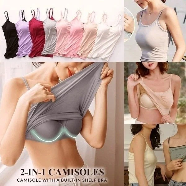 2024 Autumn Sale 50% Off - Undershirts with built-in bras